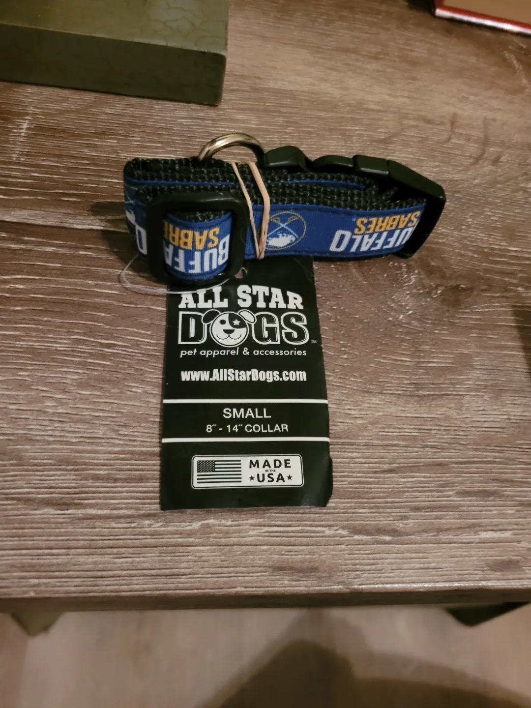 All Star Dogs Buffalo Sabres Small Pet Collar image indicator(2)