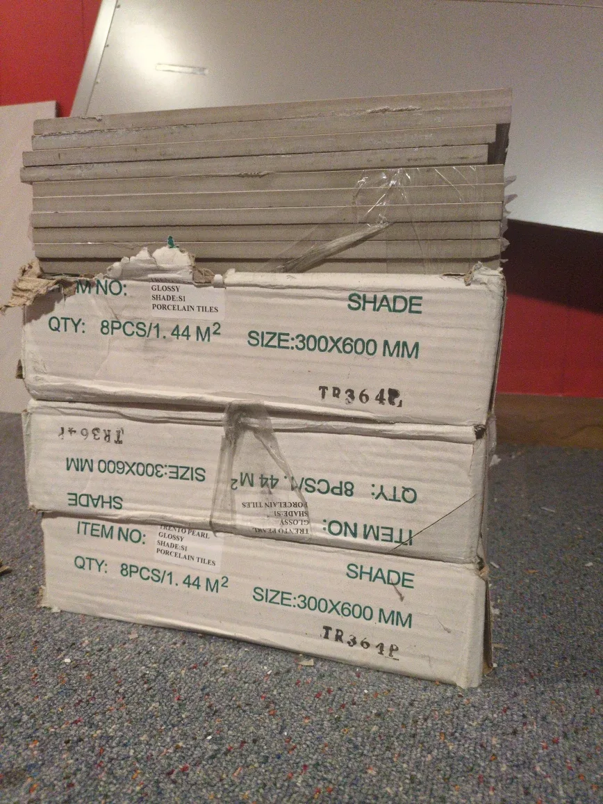 Glossy Pearl Porcelain Tiles 300x600 mm image indicator(2)