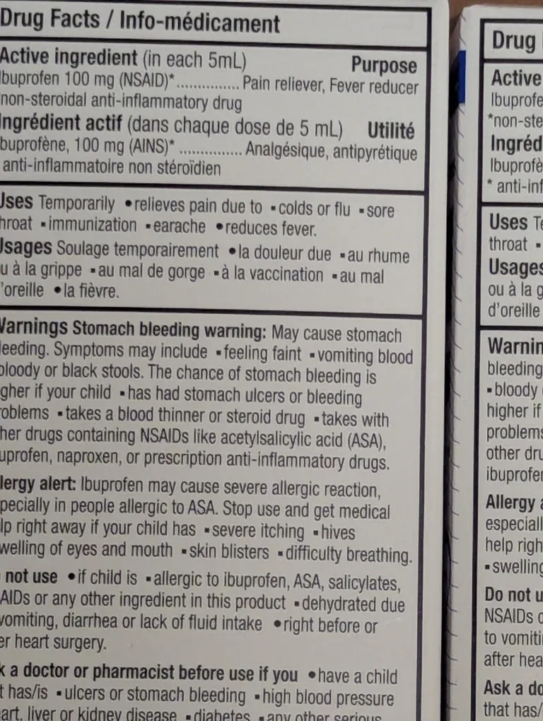 NEW Children's Advil Fever and Pain Relief $7 EACH (REG $14+tax) image indicator(4)