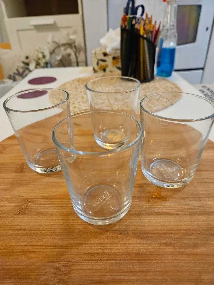 (Moving Sale) IKEA Clear Glass - Set of 4 image indicator(3)