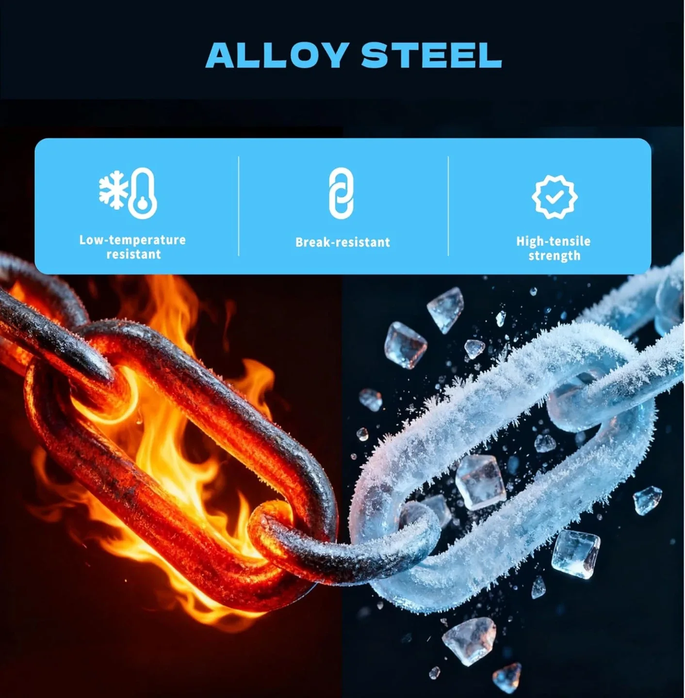 Snow Chains for Car Tires BNIB image indicator(3)