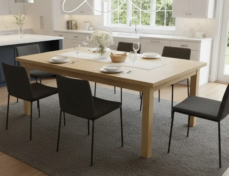 Beautiful Wooden Dining Table For Sale.