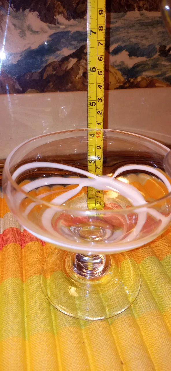 Set of 4 Decorative vintage Glass Dessert Cups image indicator(4)