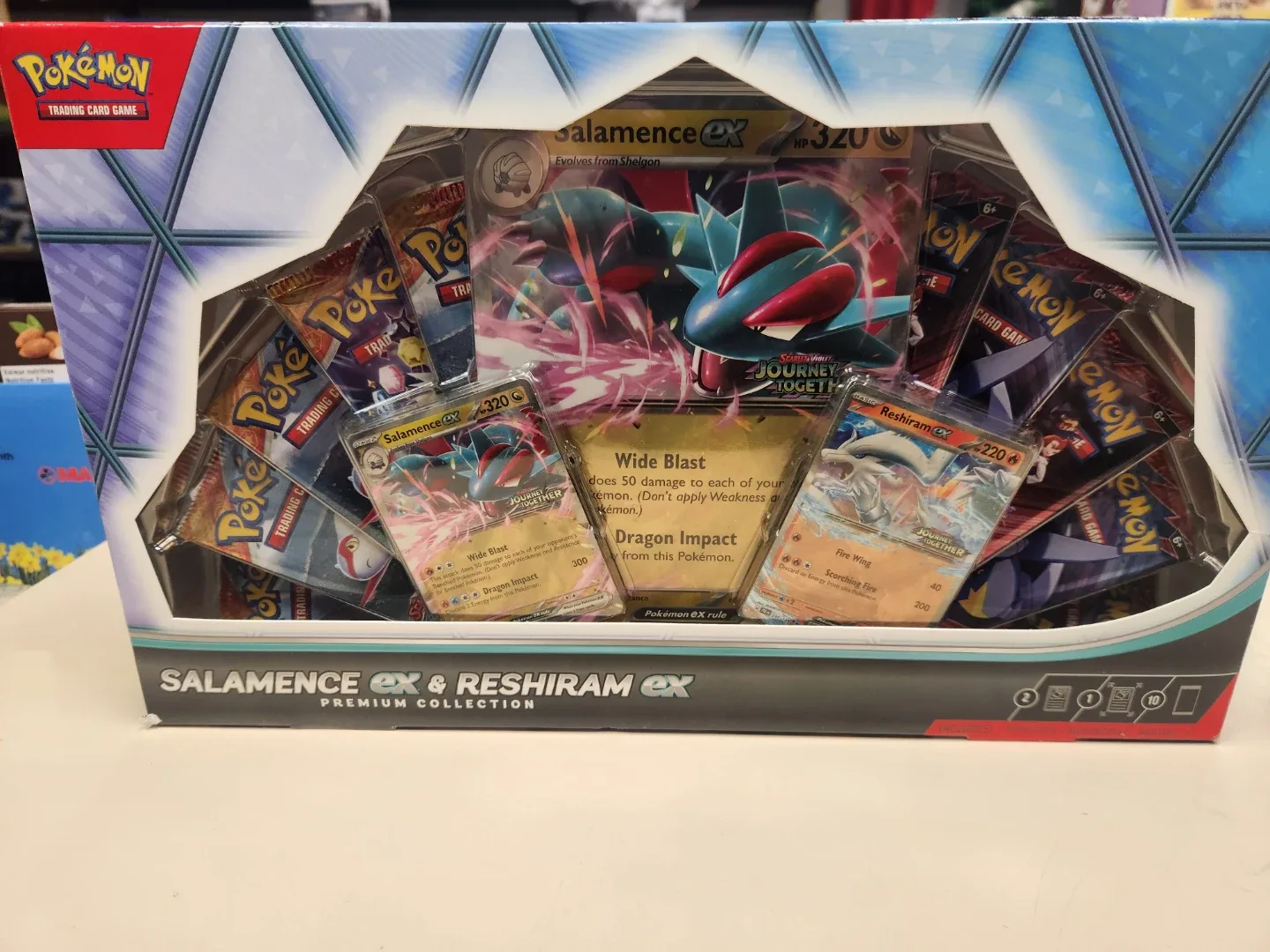 New Salamence EX & Reshiram EX Premium Collection
