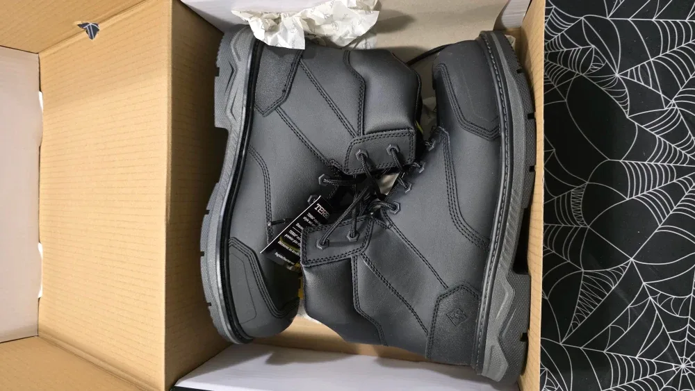 Terra Patton 6" Black Work Boots - Size 8.5 image indicator(3)