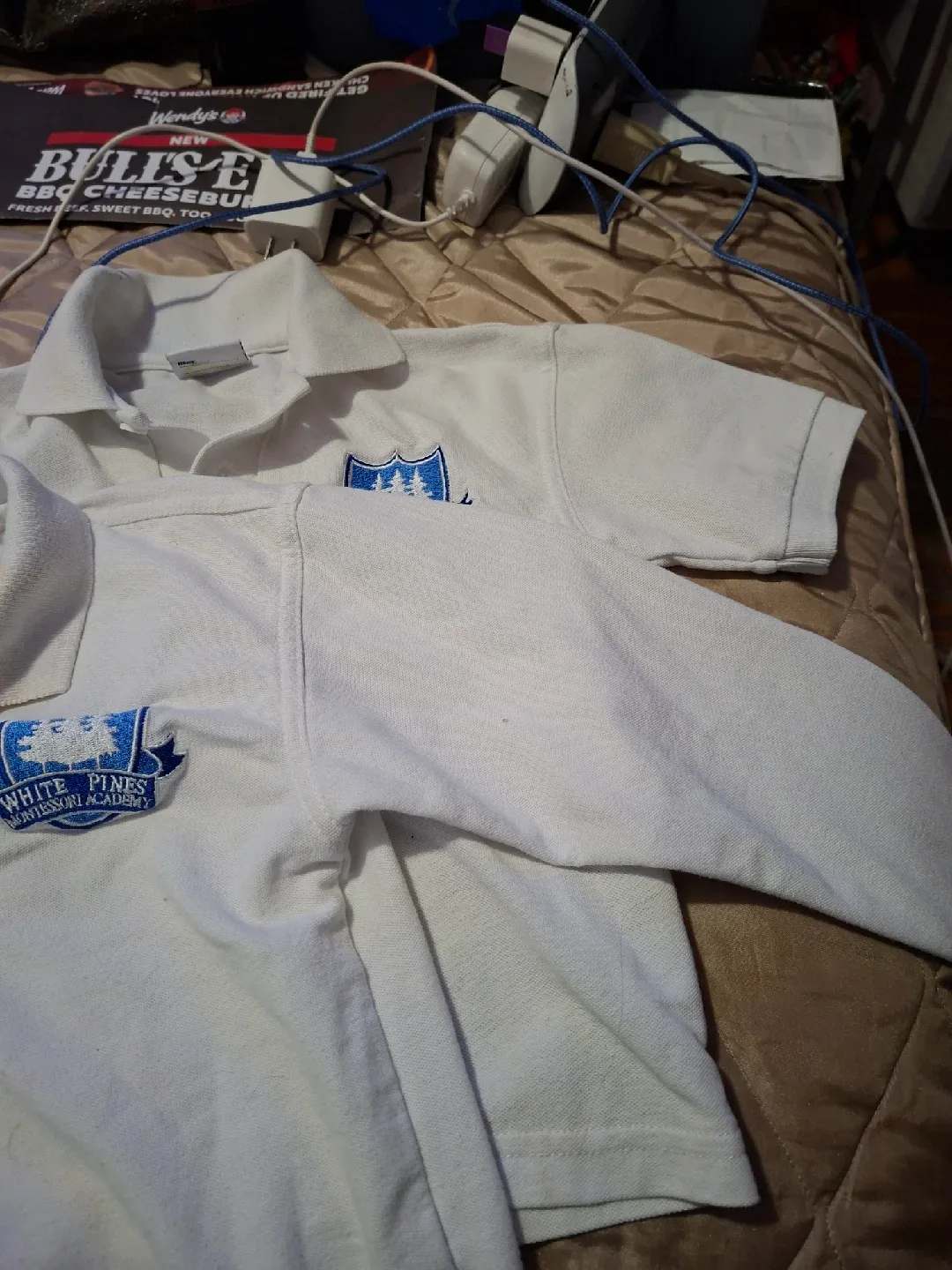 🥕Banner White Pines Academy Polo Shirts (Age 3-4) image indicator(3)