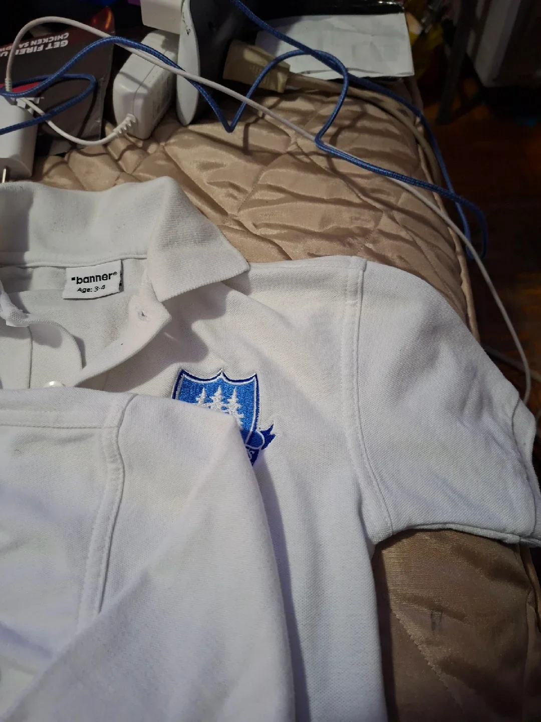 🥕Banner White Pines Academy Polo Shirts (Age 3-4) image indicator(4)