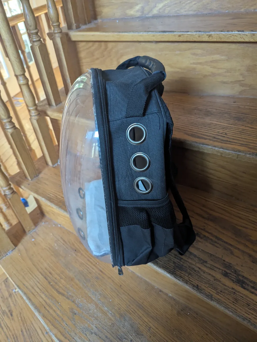 Black Pet Carrier Backpack image indicator(2)
