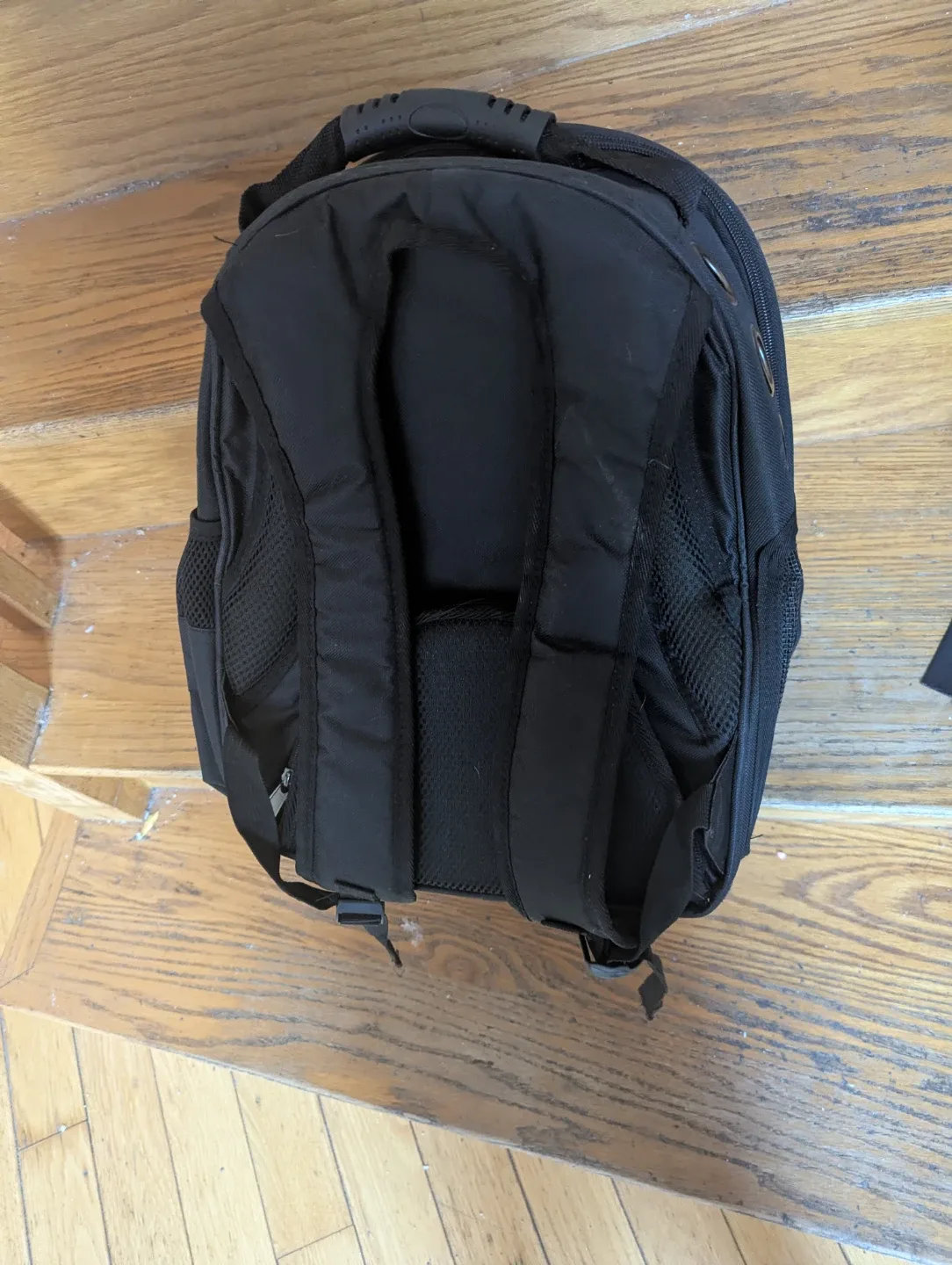 Black Pet Carrier Backpack image indicator(3)