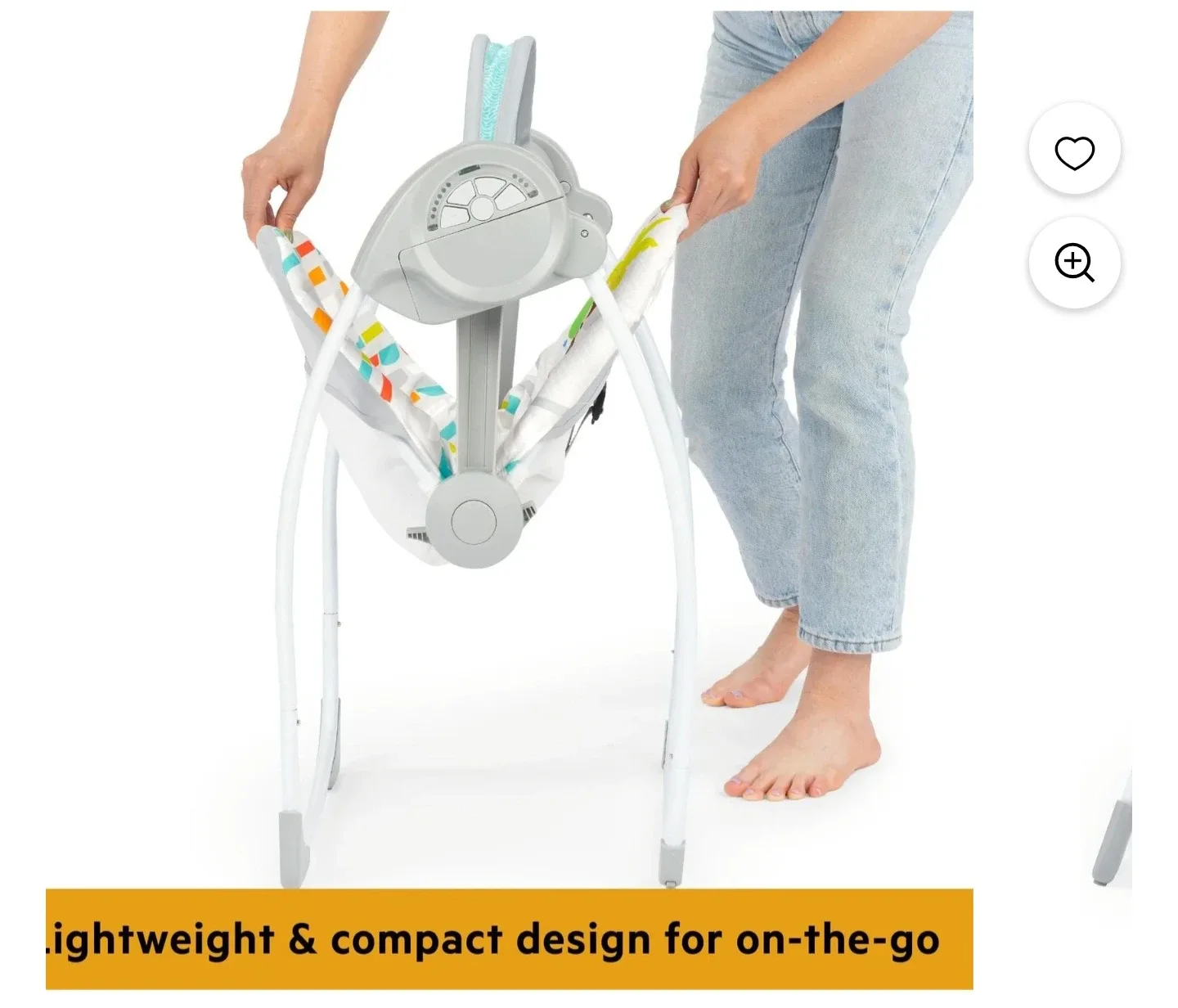 Bright Starts Playful Paradise Portable Swing image indicator(2)