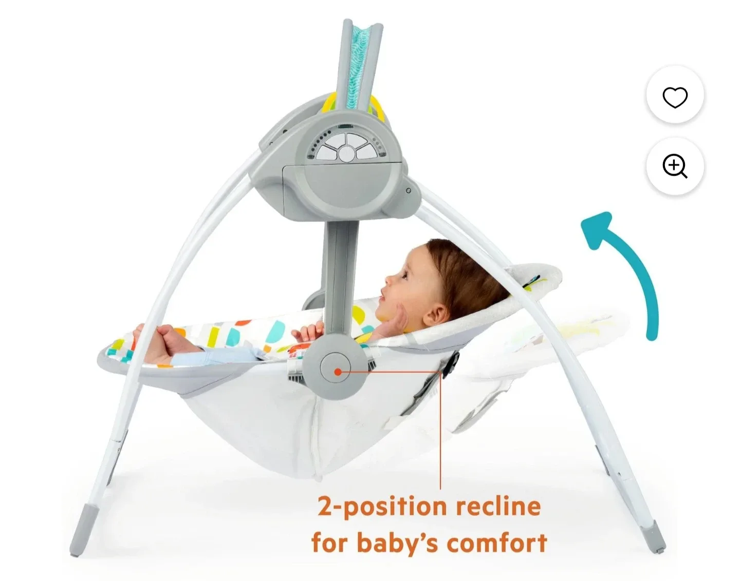 Bright Starts Playful Paradise Portable Swing image indicator(3)