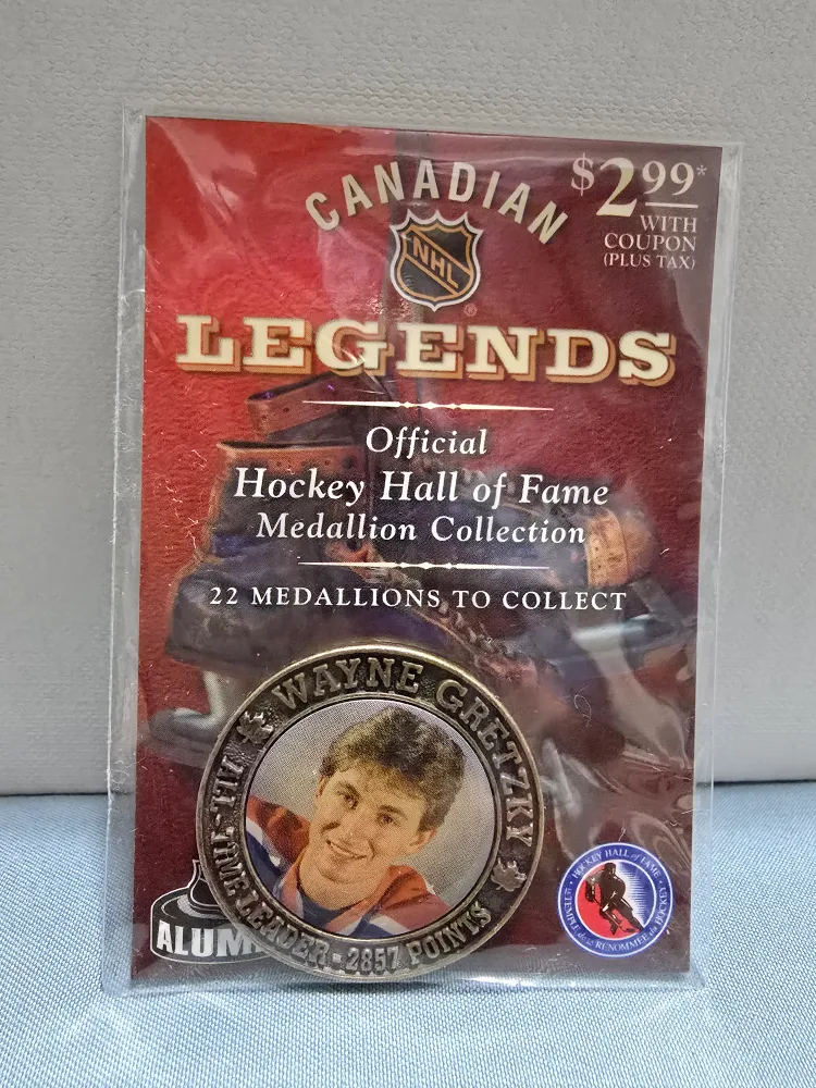 Wayne Gretzky Hockey Hall of Fame Medallion