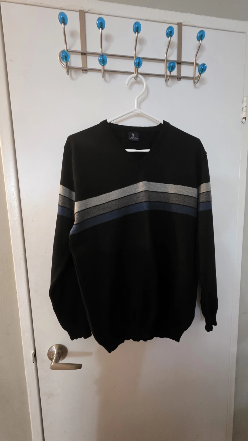 Polo Ralph Lauren Black Sweater - XL