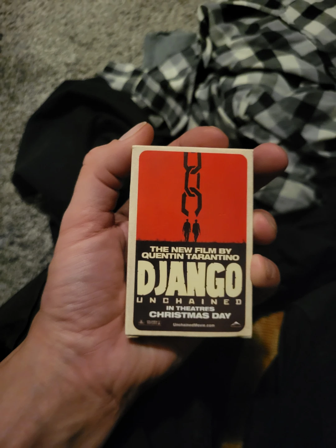 Django Unchained Movie Promo Card