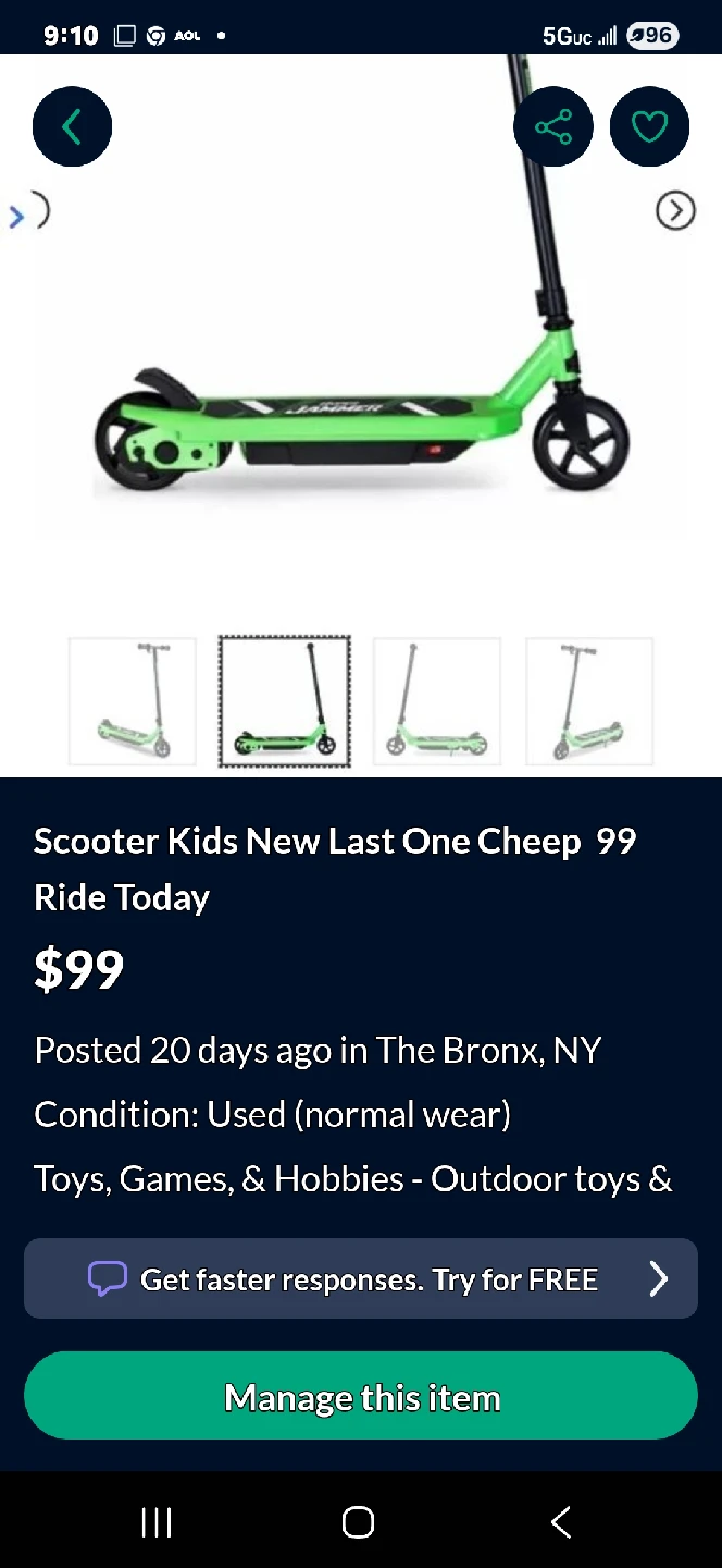 Kids Scooter - Used Condition