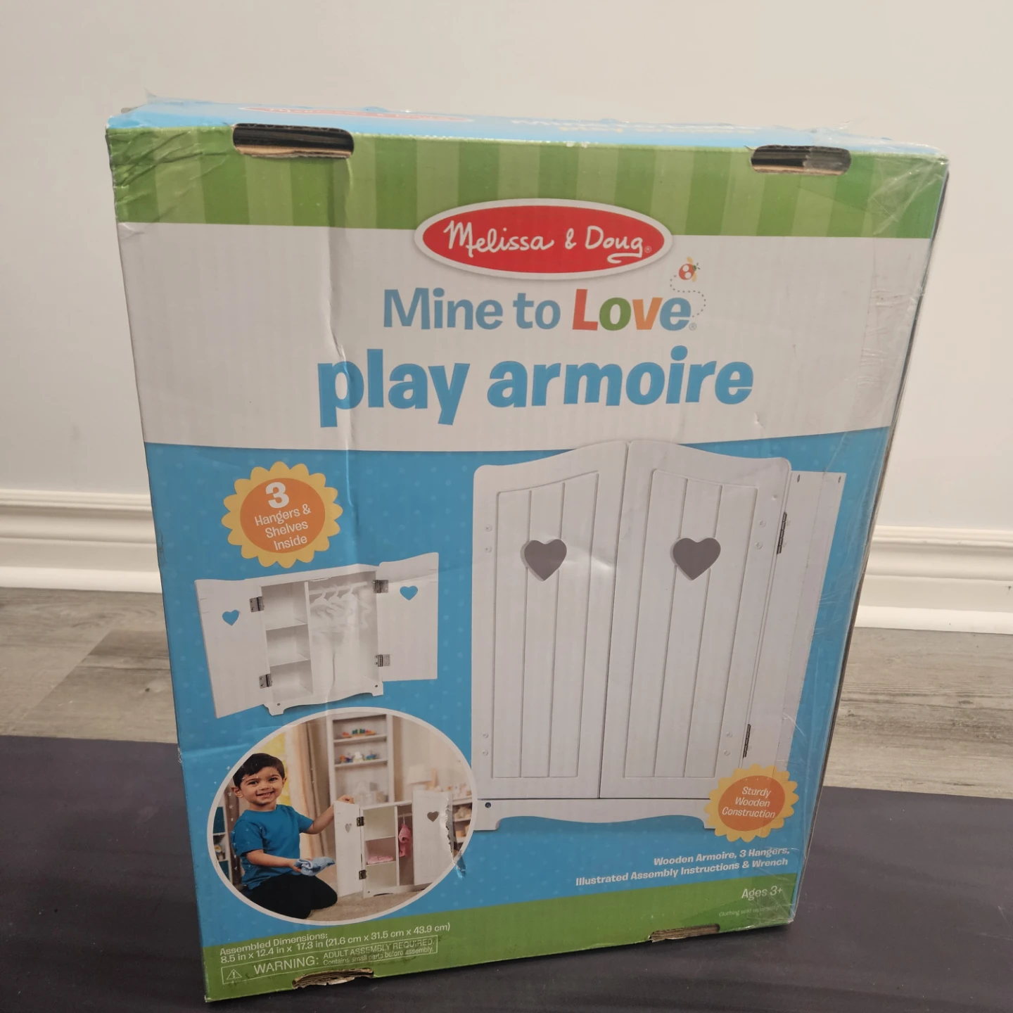 Melissa & Doug Mine to Love Play Armoire - Ages 3+