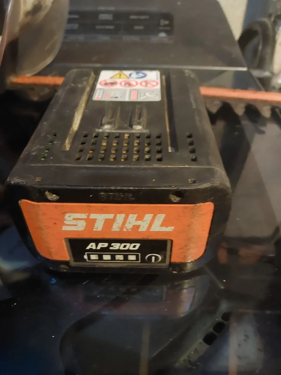 Stihl HSA 56 Hedge Trimmer with AP 300 Battery image indicator(2)