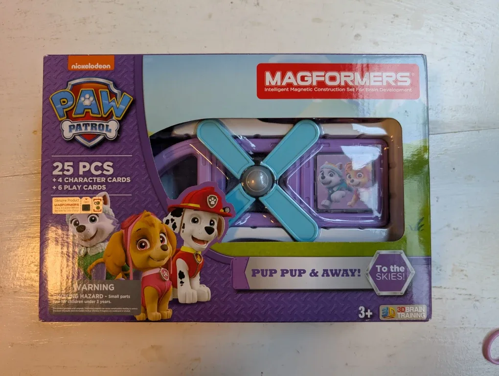 New Magformers Paw Patrol Pup Pup & Away Set