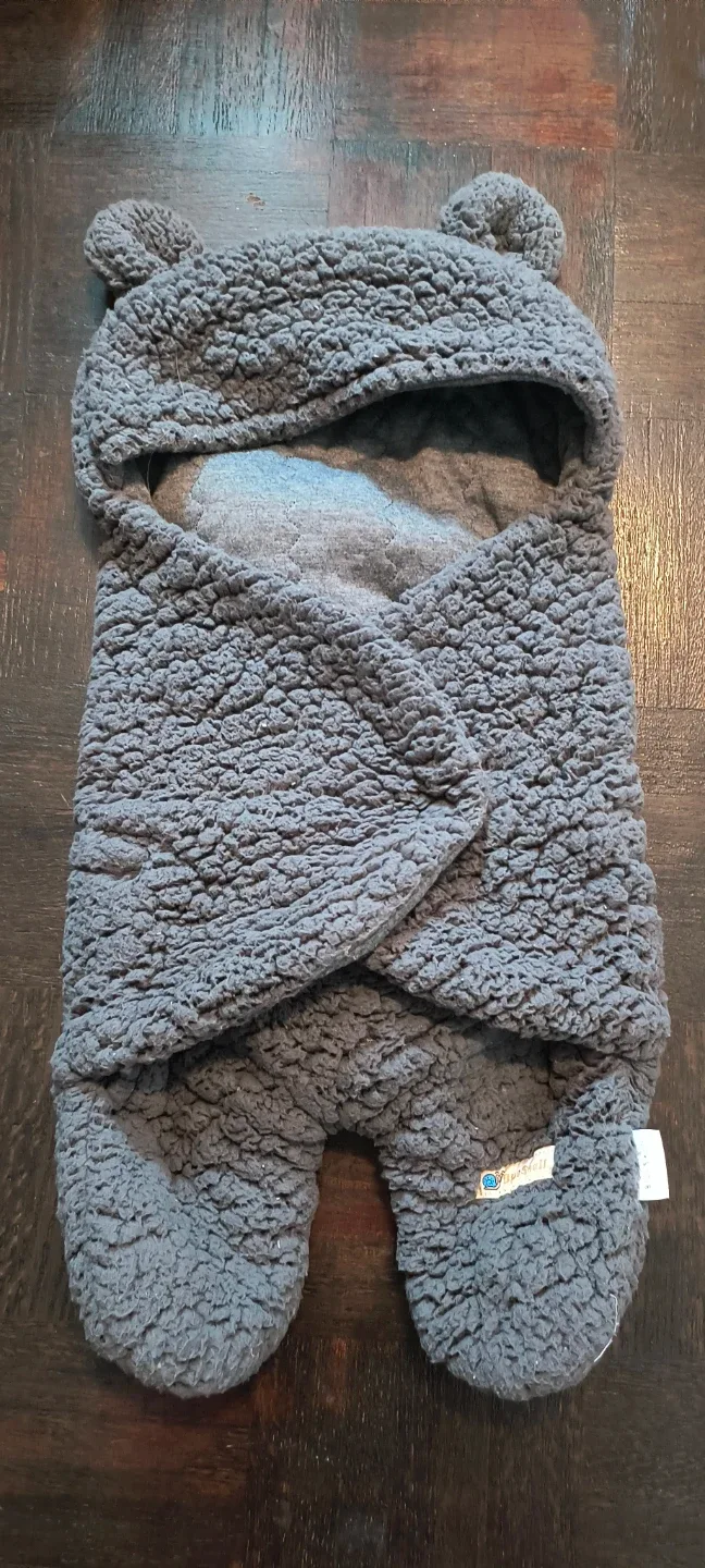 Blue Snail Baby Swaddle Blanket