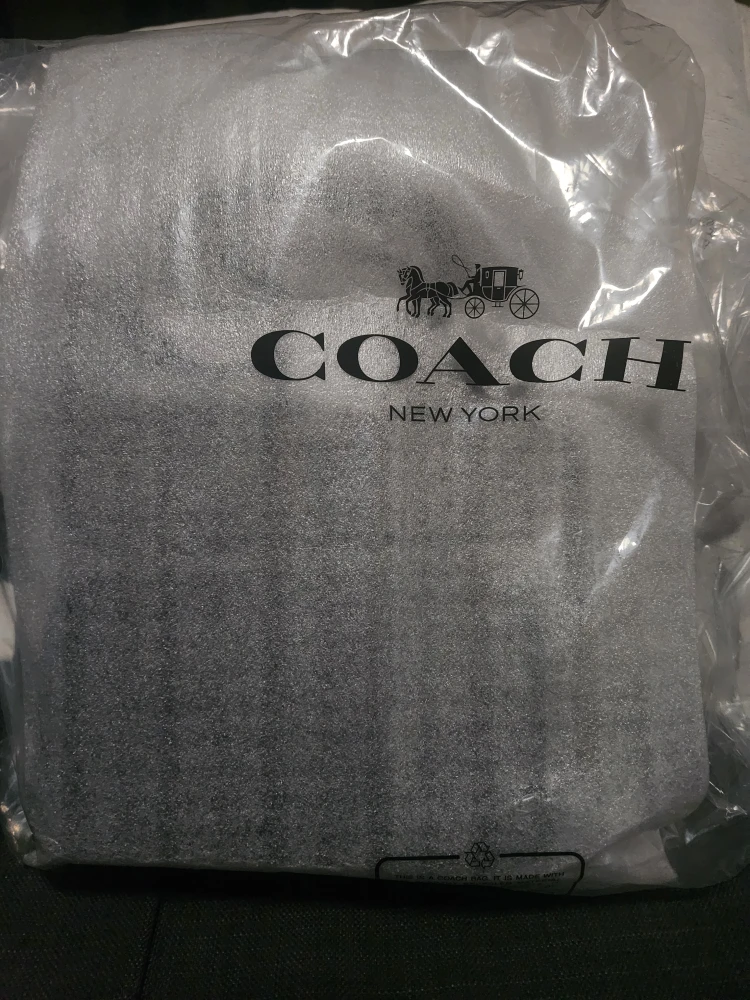 New COACH Sullivan Flap Bag - Charcoal/Black