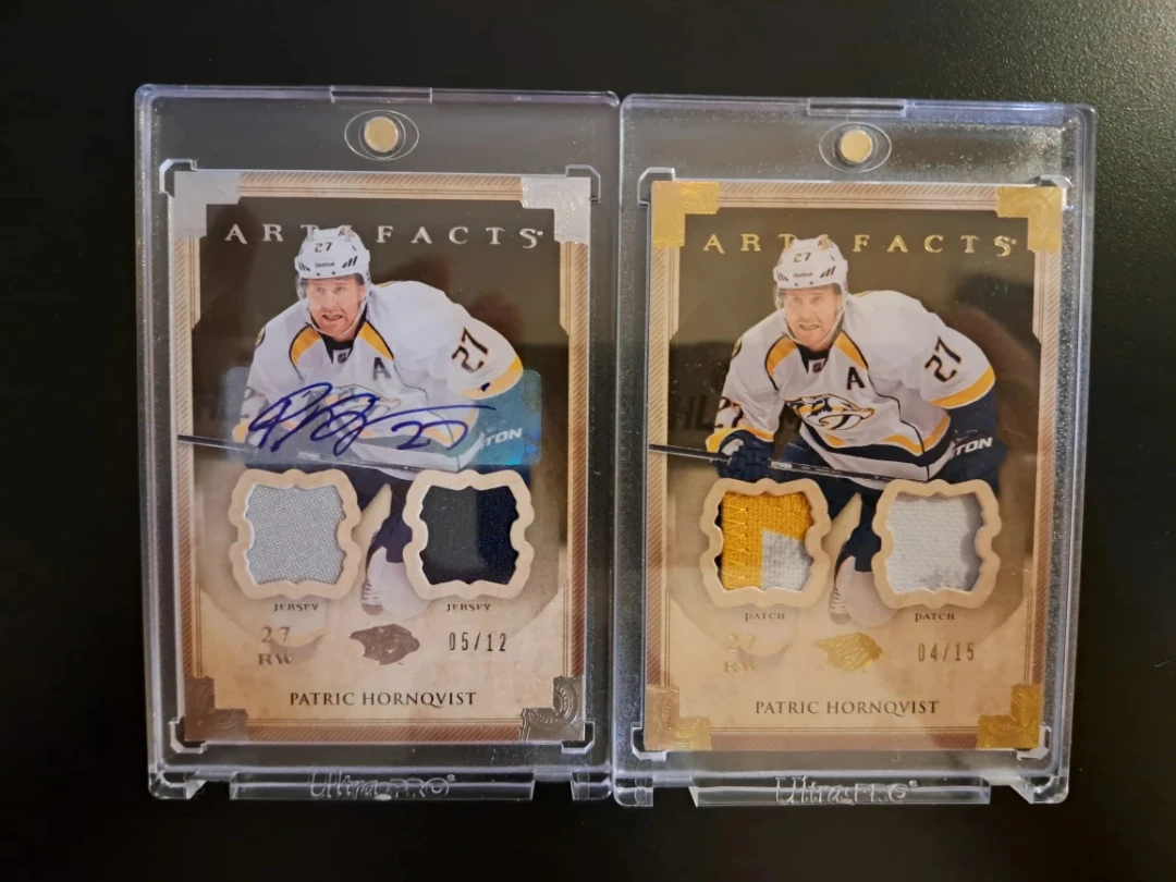 Patric Hornqvist Artifacts Hockey Card Lot - photo 3