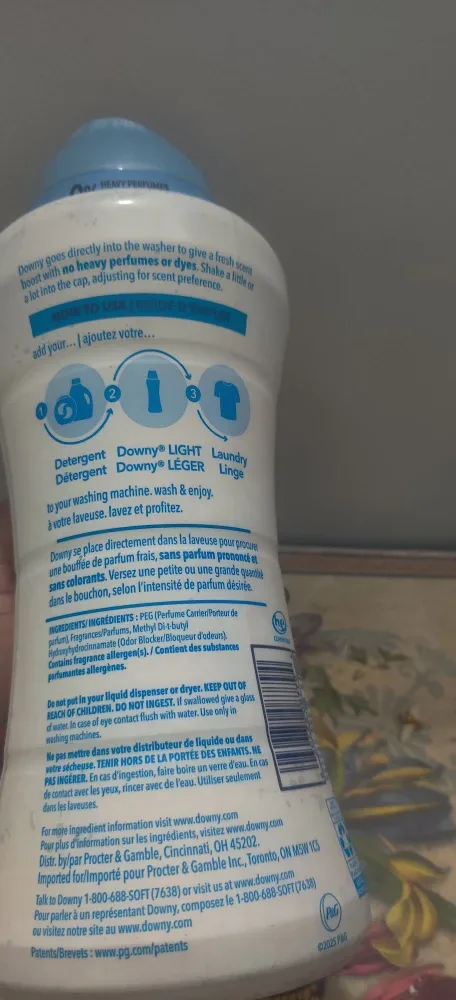 Downy Light Ocean Mist Laundry Scent Booster Beads - 680g image indicator(3)