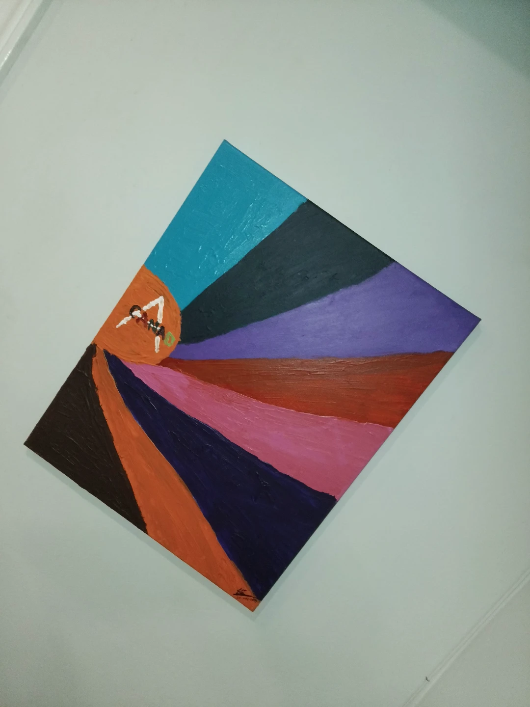 16×20 inch hand painted canvas .new - photo 3