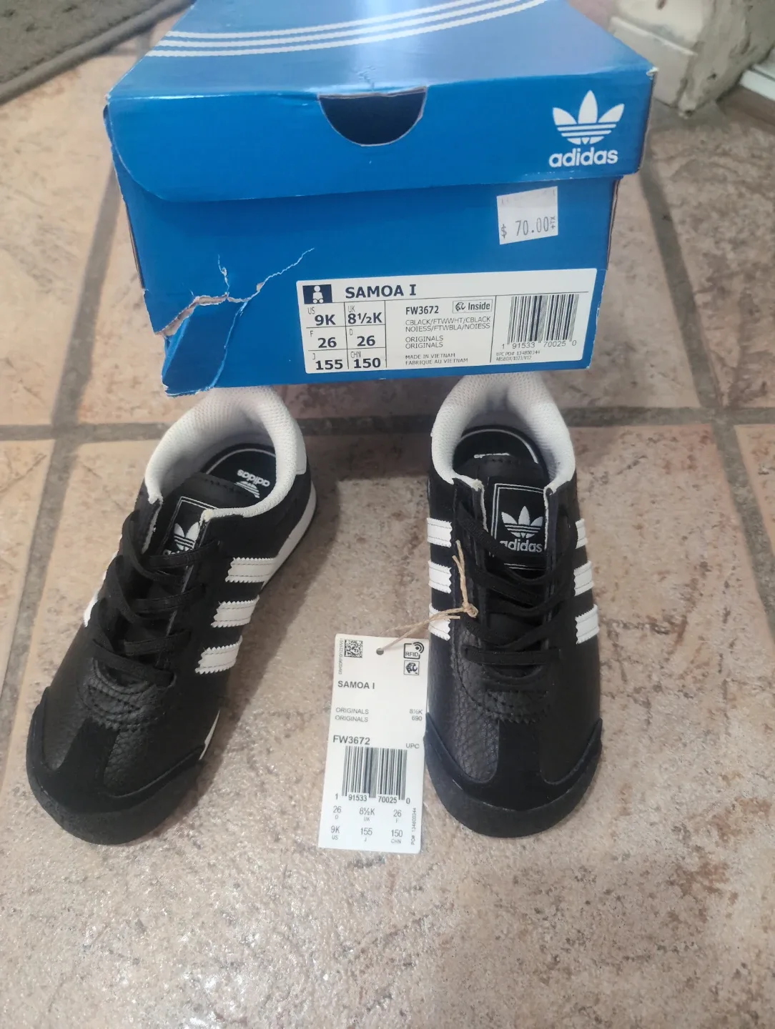 Adidas Samoa I Toddler Shoes - Size 9