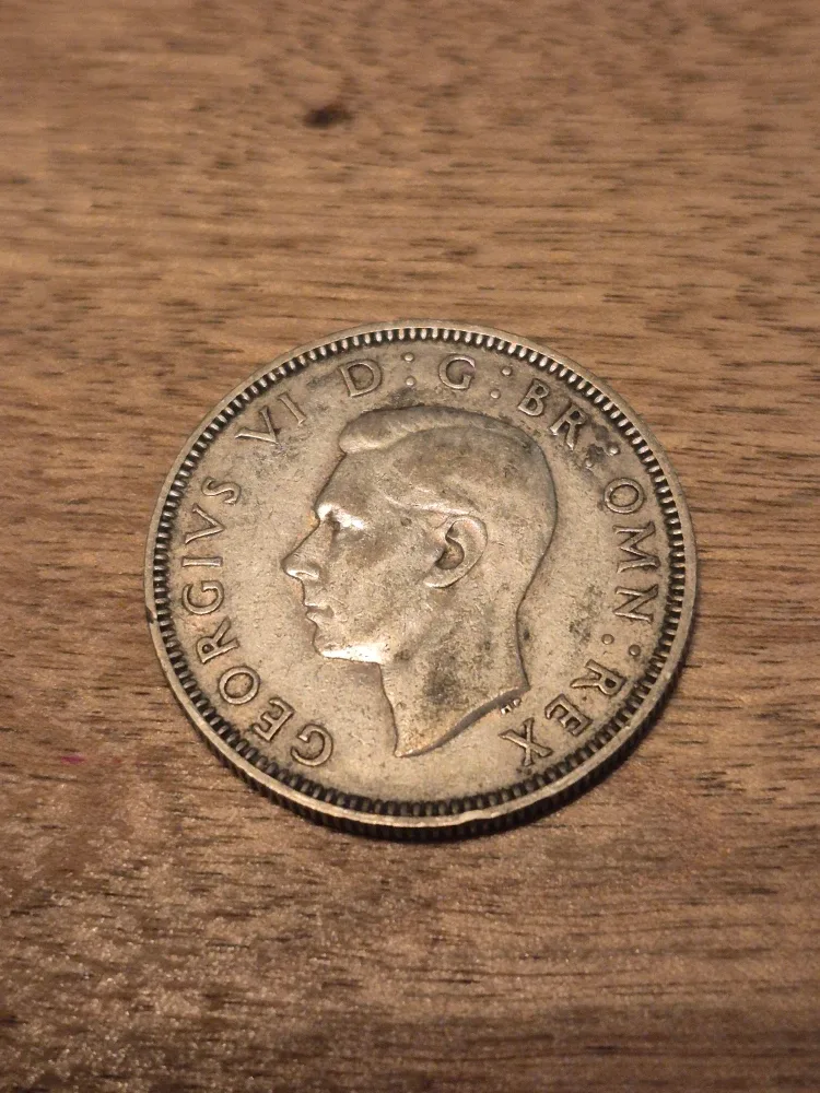 1942 silver Scottish shilling coin image indicator(2)
