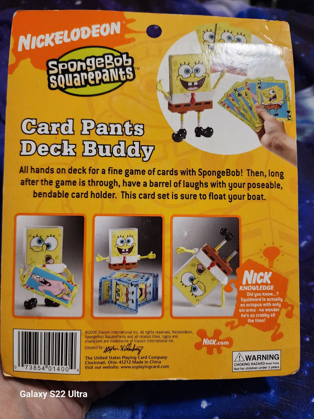 SpongeBob Card Pants Deck Buddy - New in Package - photo 2