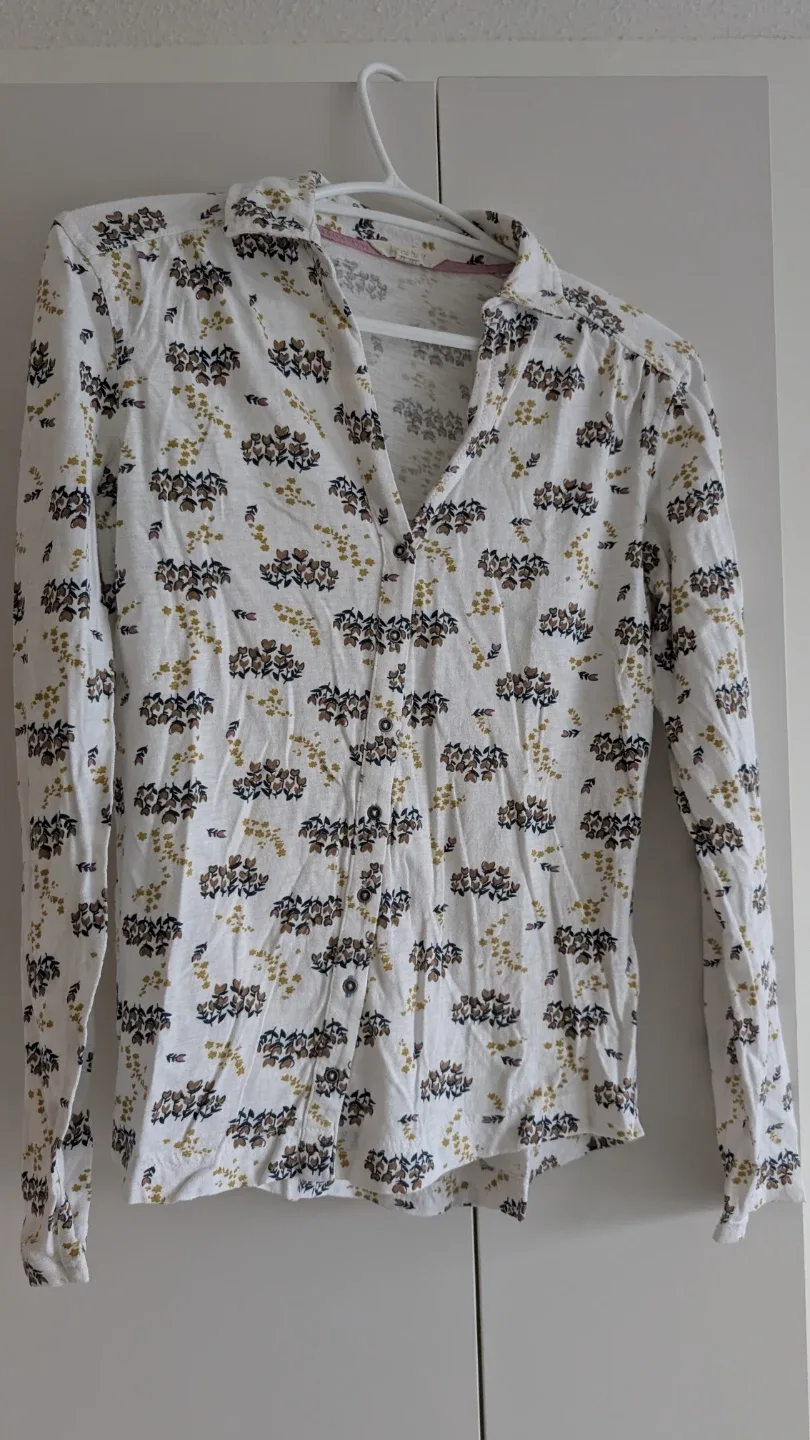 White Stuff Floral Print Blouse - Size XS