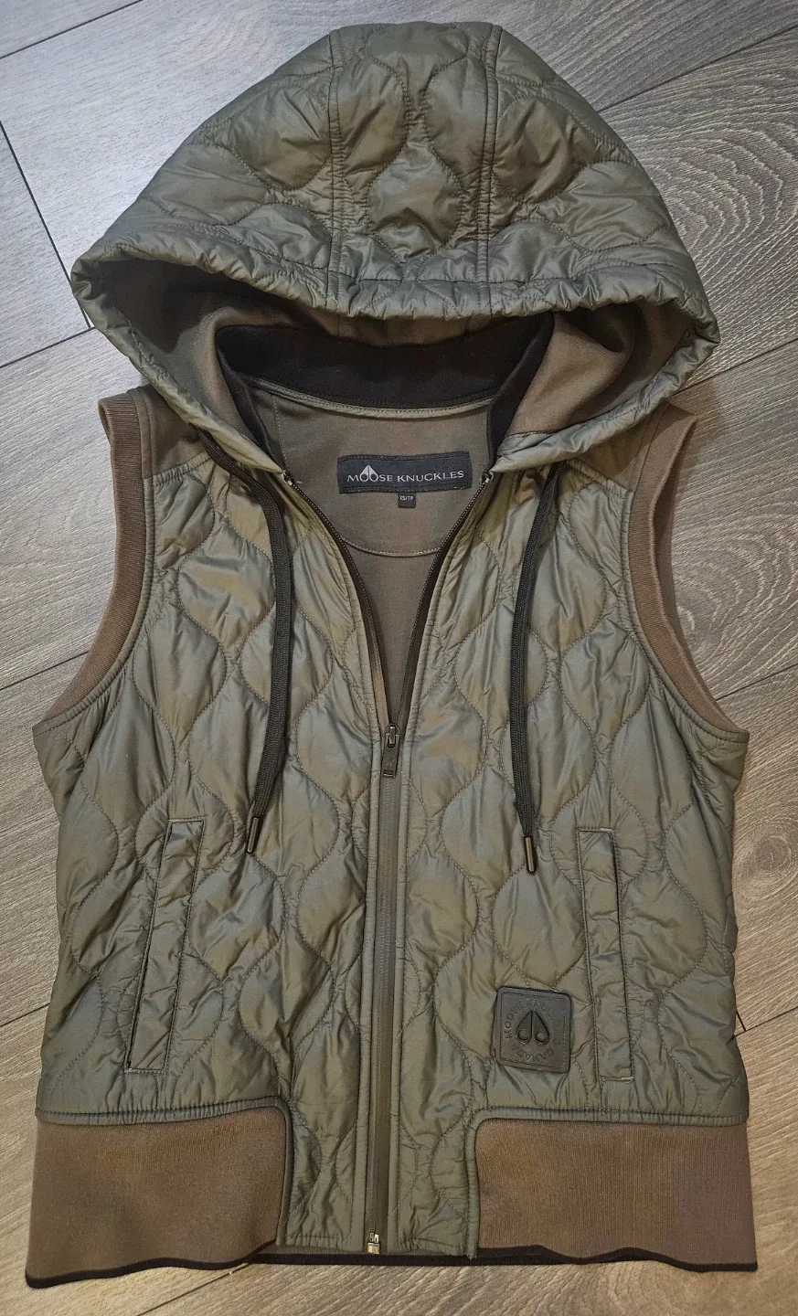 Ladies Moose Knuckles Quilted Vest - Size XS/TP thumbnail