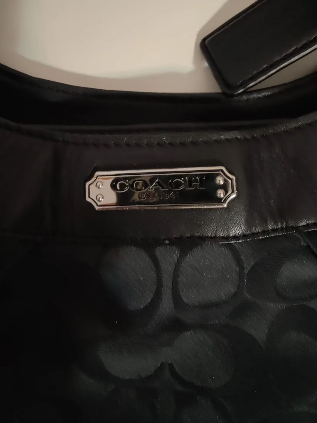 Coach Black Hobo Bag NK1261-F22508 image indicator(2)