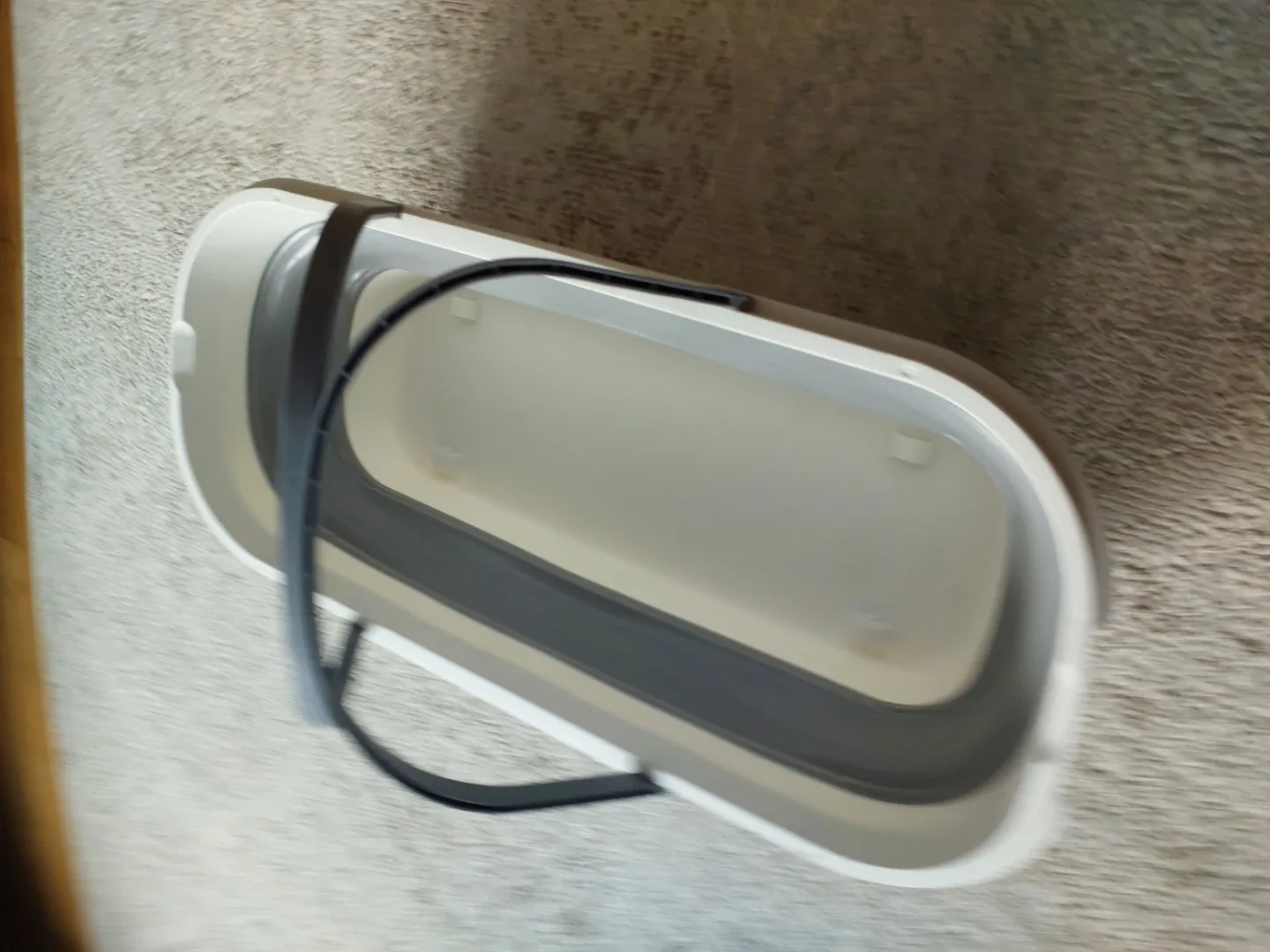 Collapsible Laundry Basket - Grey/White image indicator(4)