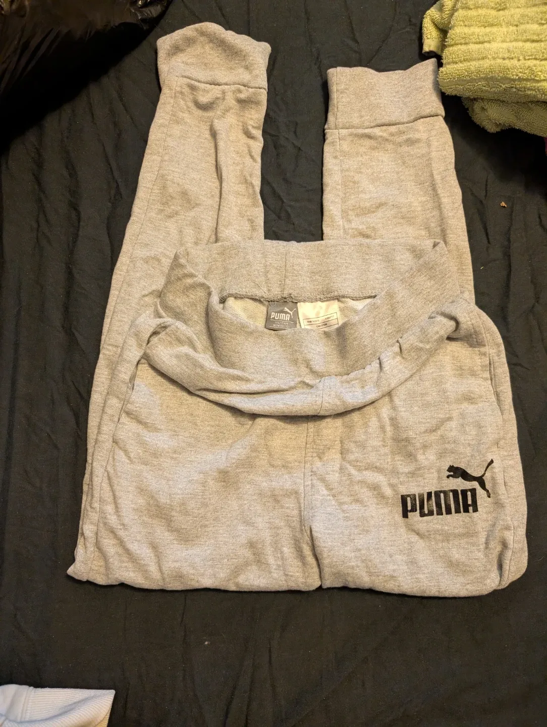 Puma Grey Sweatpants - Size M (10-12) image indicator(2)