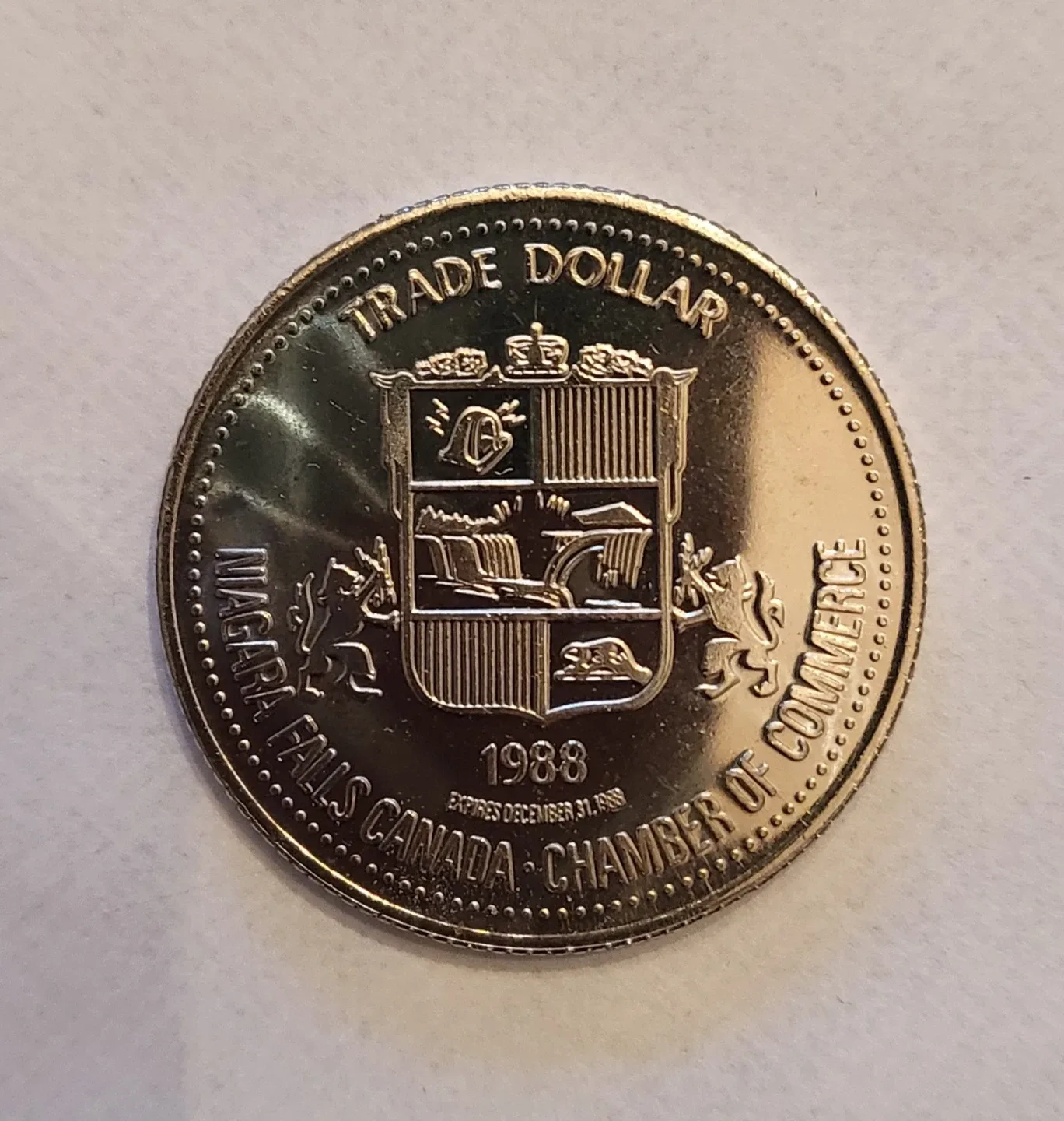 Niagara Falls Trade Token 1988 image indicator(2)