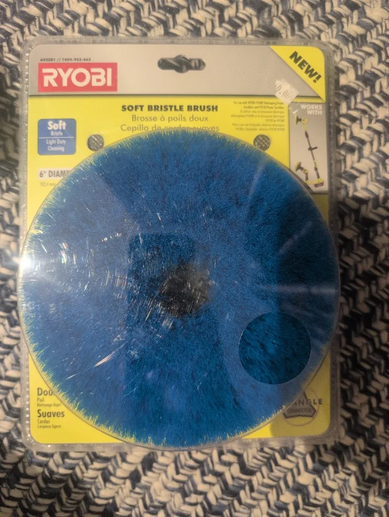 Ryobi 6" Soft Bristle Brush - New! image indicator(3)