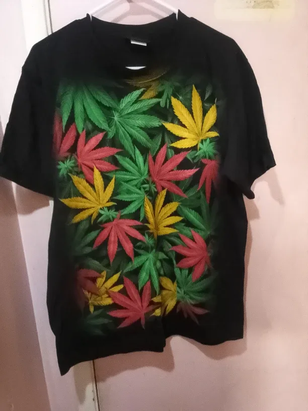 "Jay's Rock" Cannabis Leafs T-Shirt - Size Large image indicator(3)