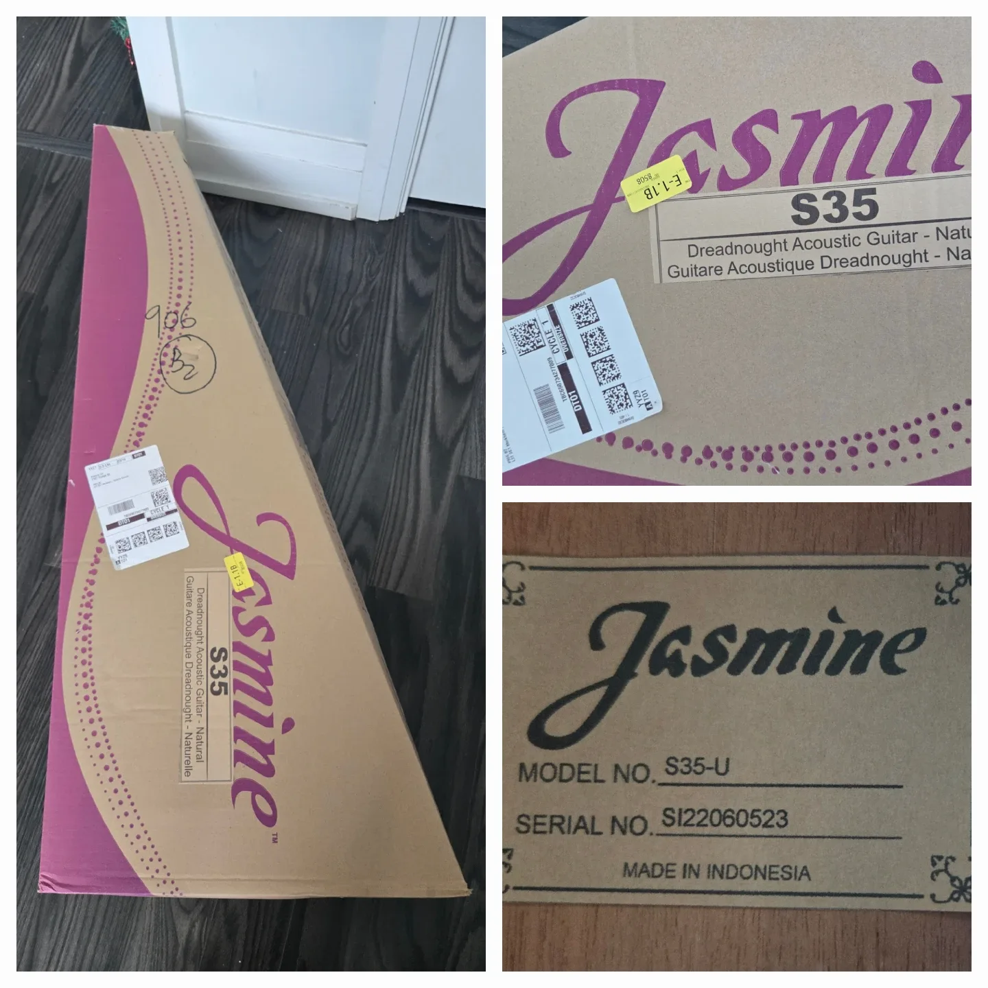 Jasmine S35-U Dreadnought Acoustic Guitar image indicator(5)