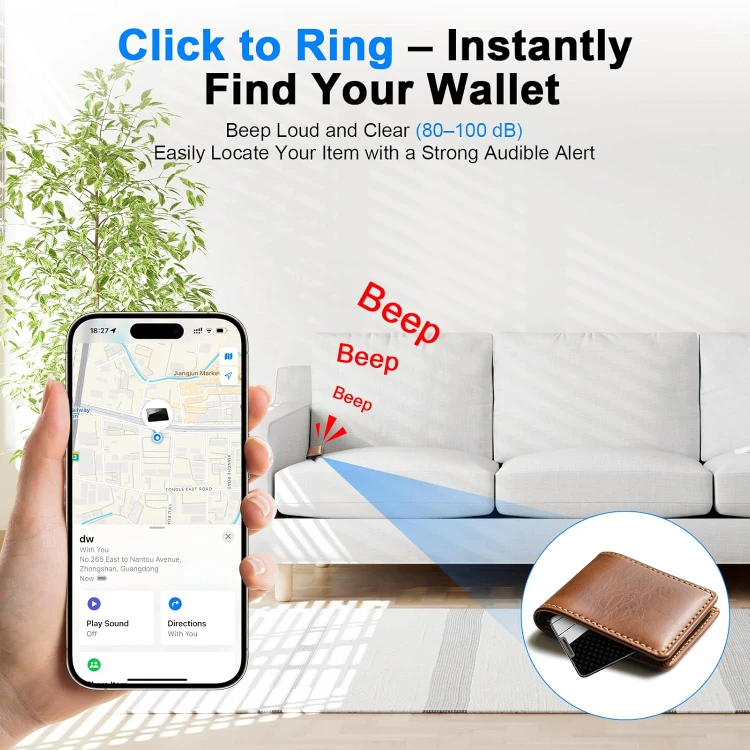 NEW Smart Card Finder - Compatible with AirTag Wallet Tracker - photo 4