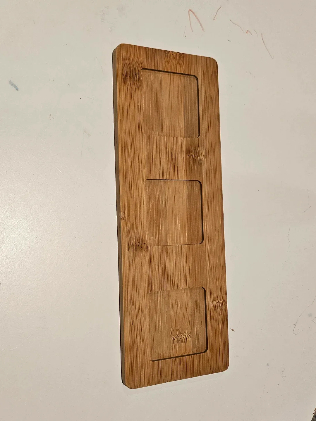 Bamboo Tray - approx 12 x 4 inches