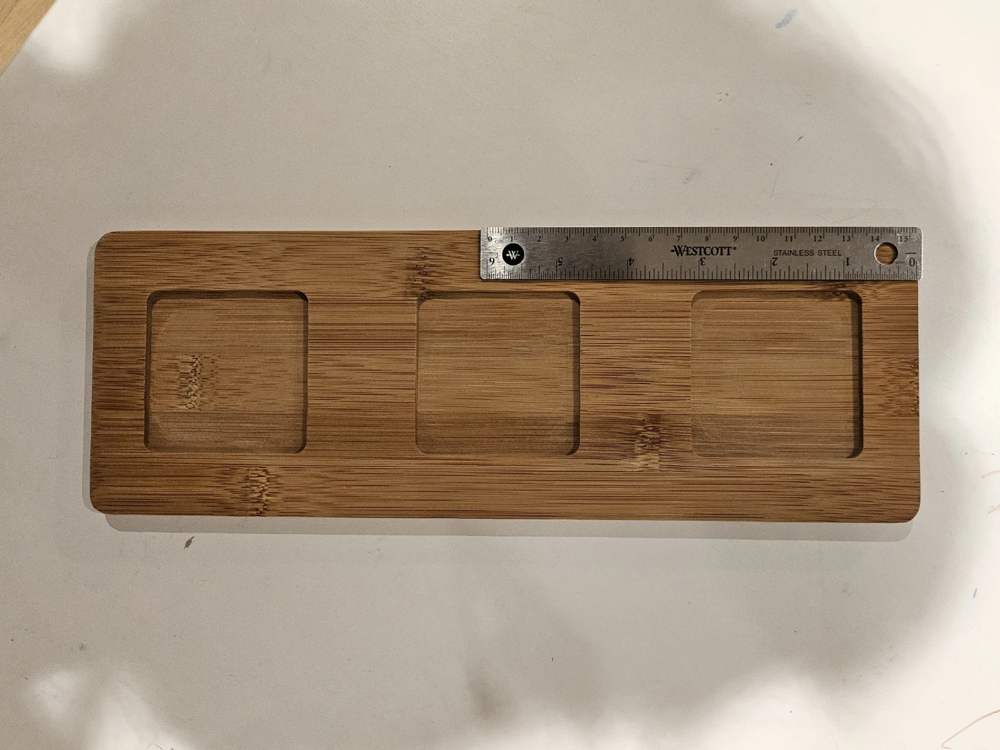 Bamboo Tray - approx 12 x 4 inches - photo 2