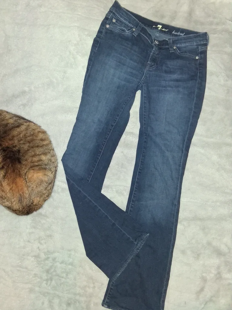 7 For All Mankind Bootcut Jeans, Size 27