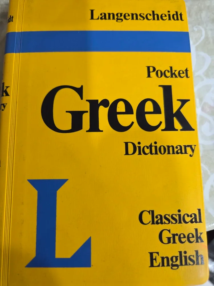 Langenscheidt Pocket Greek English Dictionary