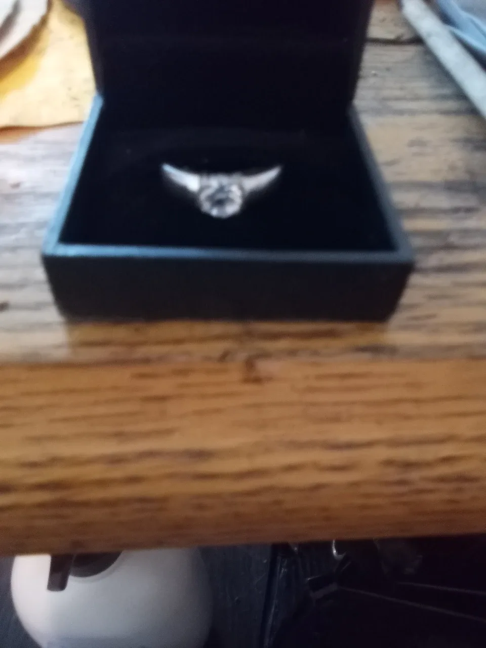 1 CT White Sapphire ring