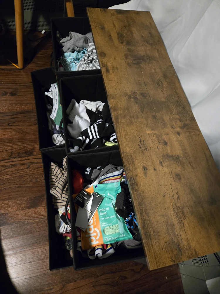 Wood storage cabinet with 5 Drawers - photo 4