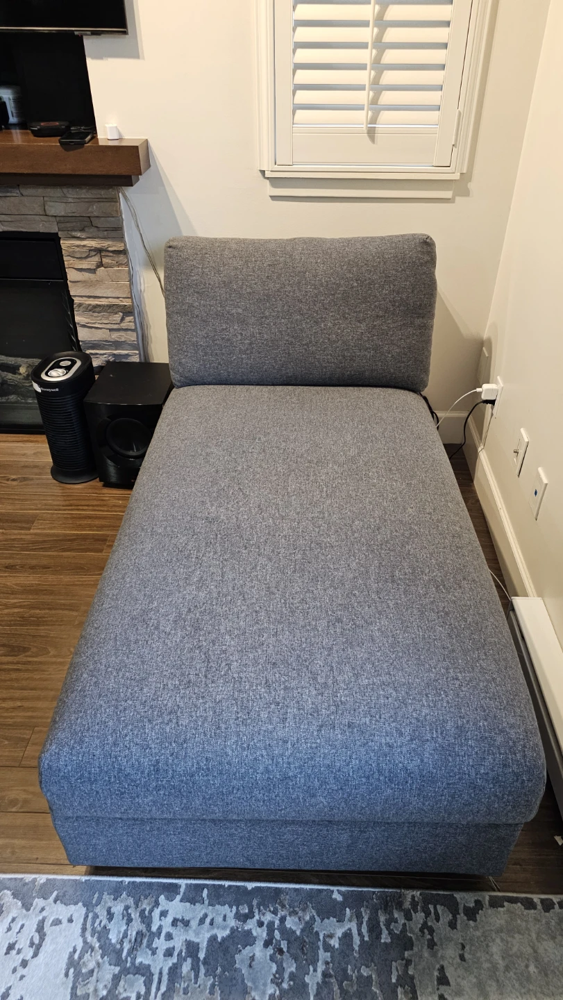 Grey Sofa and Chaise Lounge Set - photo 5