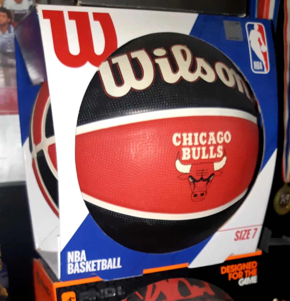 Wilson Chicago Bulls NBA Basketball - Size 7