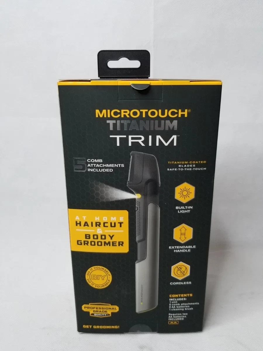 MicroTouch Titanium Trim Haircut & Body Groomer image indicator(3)