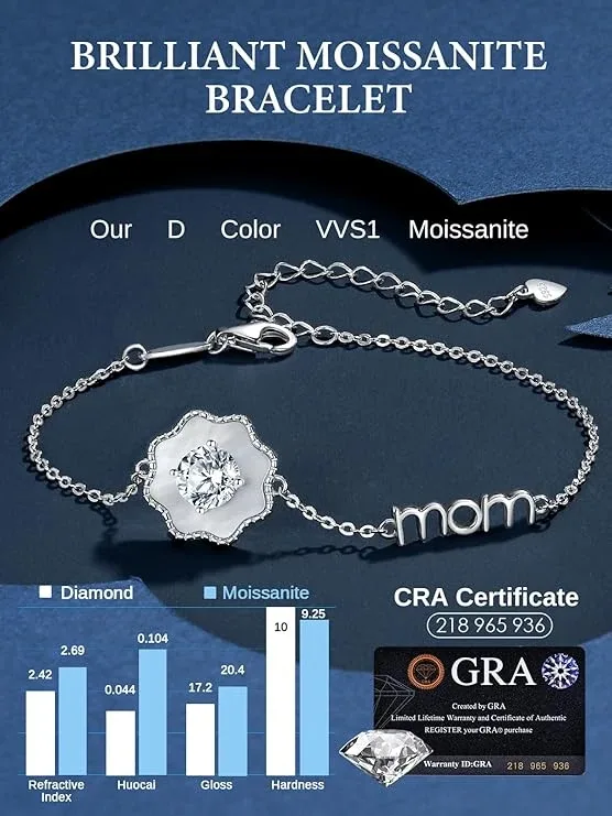 Diamond Bracelet for Mom BNIB image indicator(4)